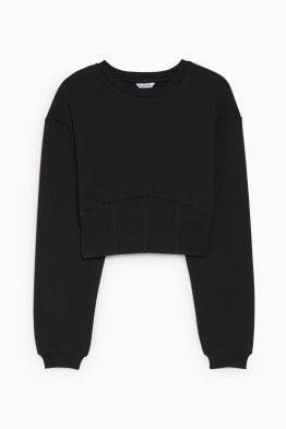 CLOCKHOUSE - kort sweatshirt