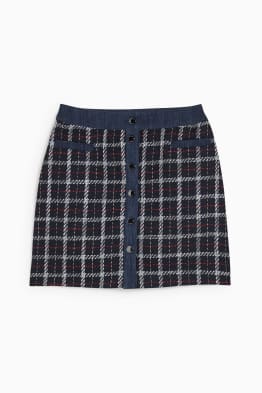 Mini skirt - check
