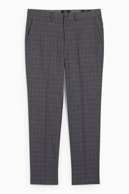 Pantalons combinables - slim fit - LYCRA® - de quadres