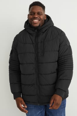 Quilted jacket with hood