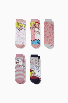 Multipack of 5 - Bibi & Tina - socks with motif