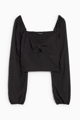 CLOCKHOUSE - blusa crop