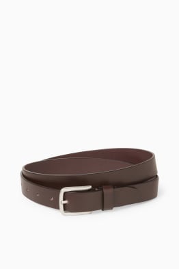 Leather belt