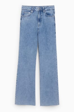 CLOCKHOUSE - wide leg jeans - vita alta