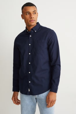 Chemise - regular fit - col button-down