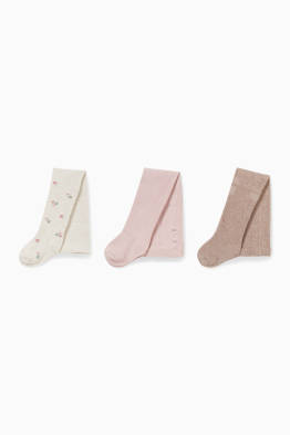 Lot de 3 paires - collants bébé