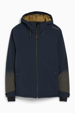 Ski jacket with hood