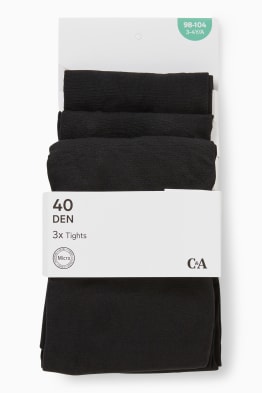 Multipack of 3 - tights - 40 denier
