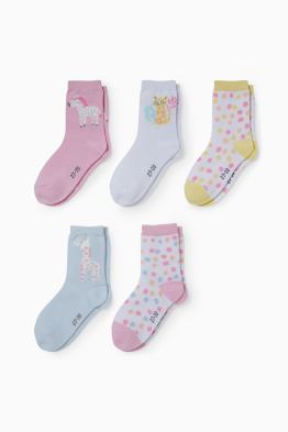 Multipack 5er - Tiere - Socken mit Motiv