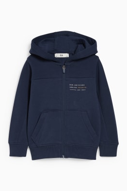 Sweatvest met capuchon
