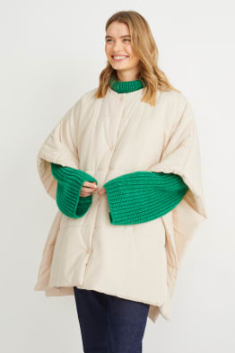 Quilted poncho