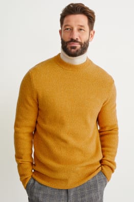 Sweter - miks wełniany
