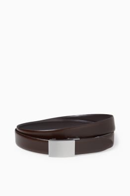 Leather belt