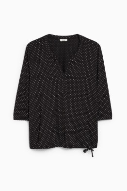 Long sleeve top - polka dot