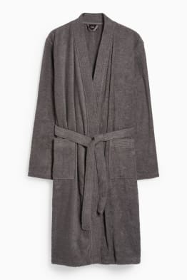 Terry cloth bathrobe