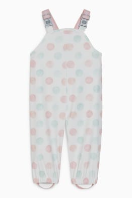 Baby waterproof trousers - polka dot