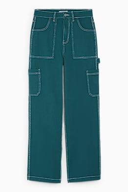 CLOCKHOUSE - pantaloni - talie înaltă - wide leg