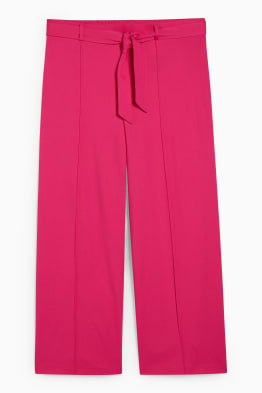 Pantalon en jersey - à jambe évasée