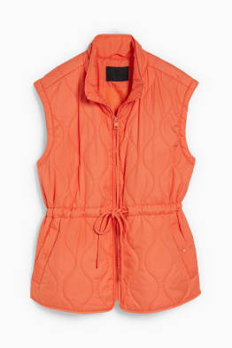 Quilted gilet - with recycled polyester