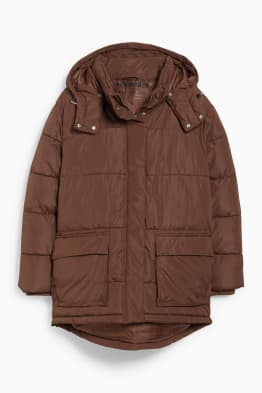 CLOCKHOUSE - quilted jacket with hood