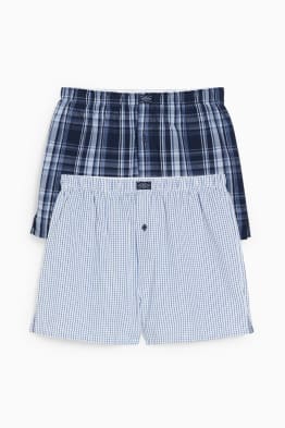 Set van 2 - boxershorts - geweven