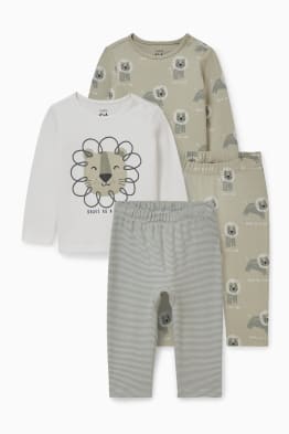 Lot de 2 - pyjamas bébé - 4 pièces