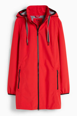 Kurtka softshell z kapturem