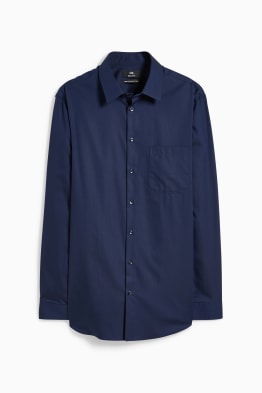 Chemise de bureau - regular fit - col kent - facile à repasser