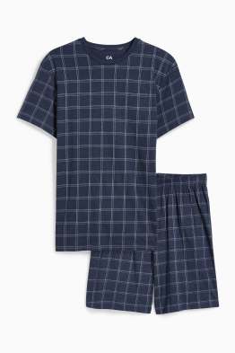 Pijama scurtă - în carouri