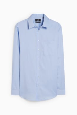 Chemise de bureau - regular fit - col kent - facile à repasser