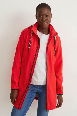 Kurtka softshell z kapturem