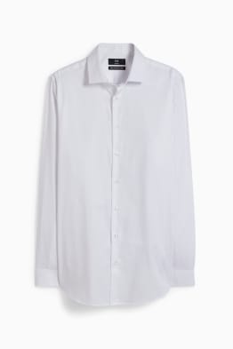 Chemise de bureau - slim fit - col cutaway - facile à repasser