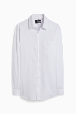 Chemise de bureau - regular fit - col kent - facile à repasser