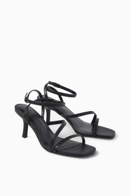 Sandals - faux leather