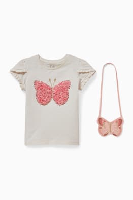 Set - short sleeve T-shirt and bag - 2 piece