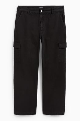 CLOCKHOUSE - pantalón cargo - high waist