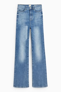 Flared jeans - wysoki stan - dżinsy modelujące - Flex - LYCRA®