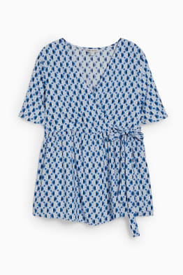 Nursing blouse - patterned