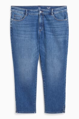 Crop jeans - średni stan - LYCRA®