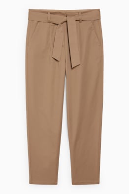 Pantaloni - vita molto alta - tapered fit