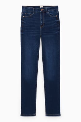 Slim jeans - wysoki stan - dżinsy modelujące - LYCRA®