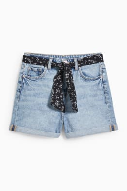 Denim shorts