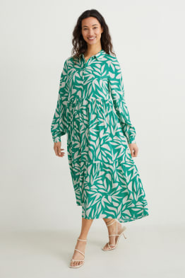 Shirt dress - patterned