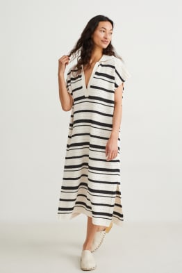 Knitted kaftan - striped