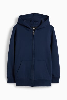 Zip-through sweatshirt with hood - genderneutral