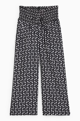 Maternity trousers - palazzo - patterned