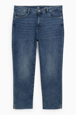 Jeans dal taglio corto - vita alta - straight fit - LYCRA®