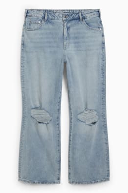 CLOCKHOUSE - wide leg jeans - wysoki stan