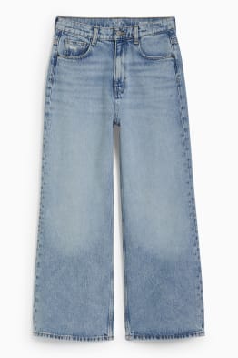 Loose fit jeans - wysoki stan