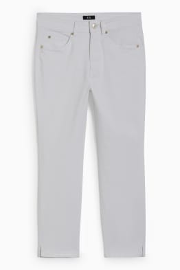 Cloth trousers - mid-rise waist - skinny fit